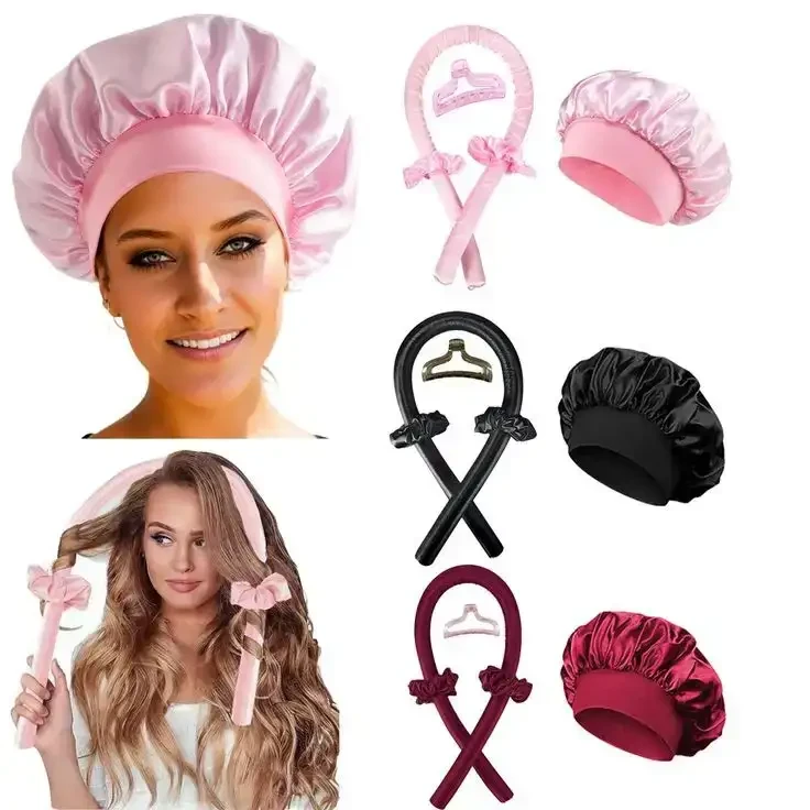 KIT DE ONDAS SIN CALOR MAS GORRO DE SATIN 