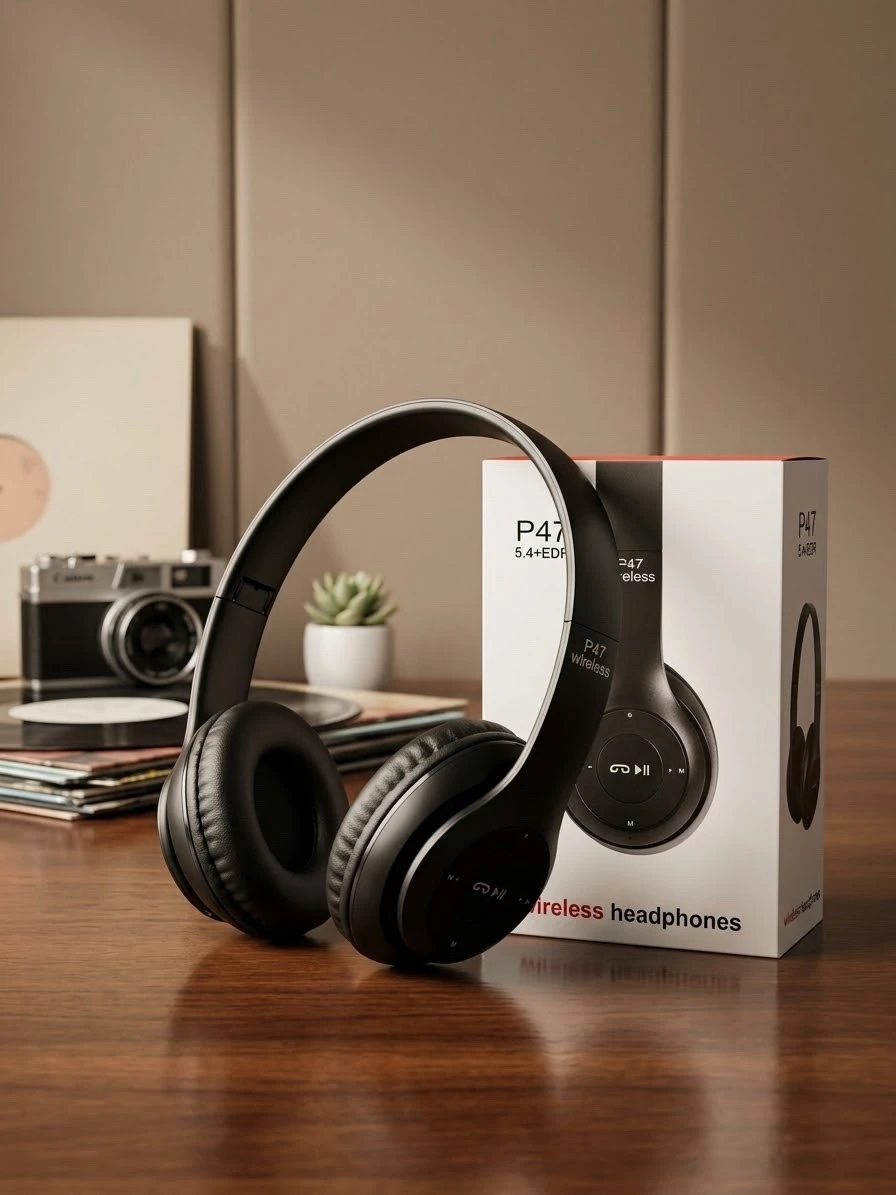 P47 Auriculares Inalámbricos - Estilo y Color en un Diseño Moderno 3