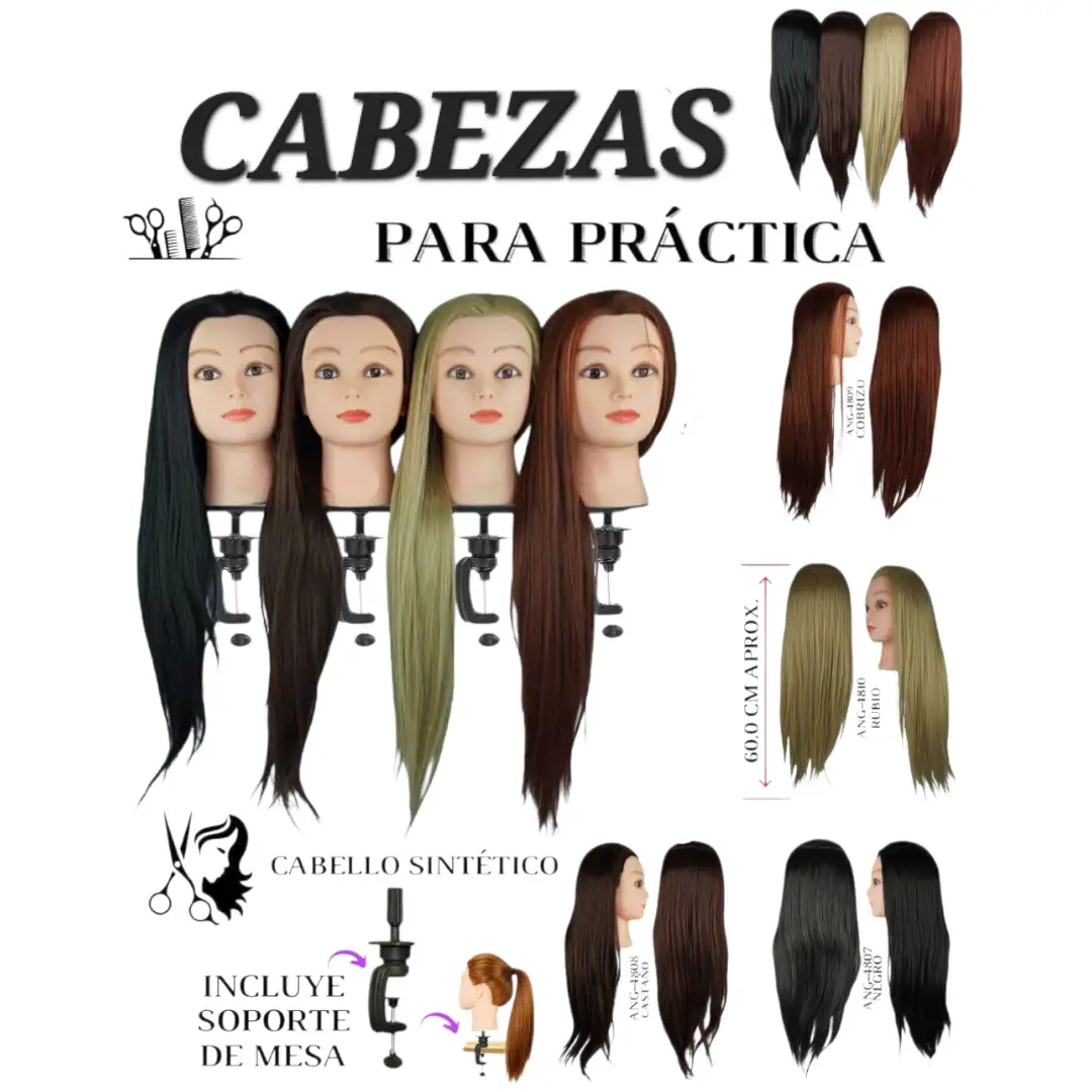 Cabeza para Práctica. Incluye Soporte de Mesa