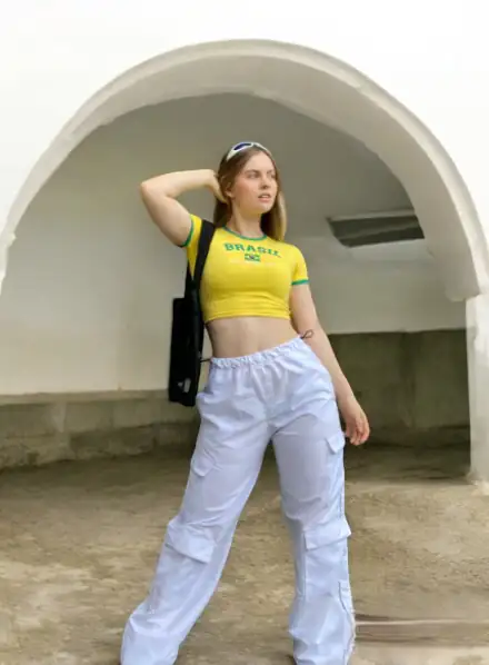 Crop Top Brasil Amarillo