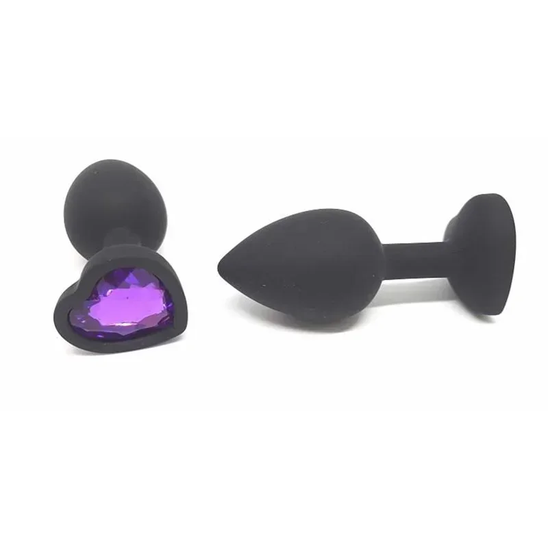 Plug Anal Silicona Joya Corazon Small