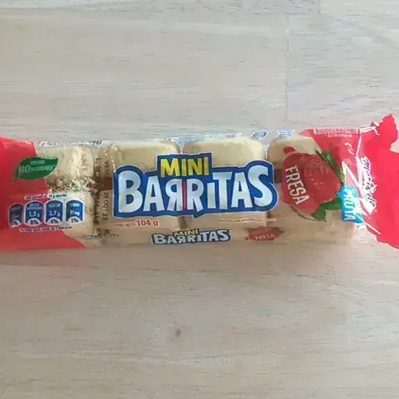Mini barritas fresa 