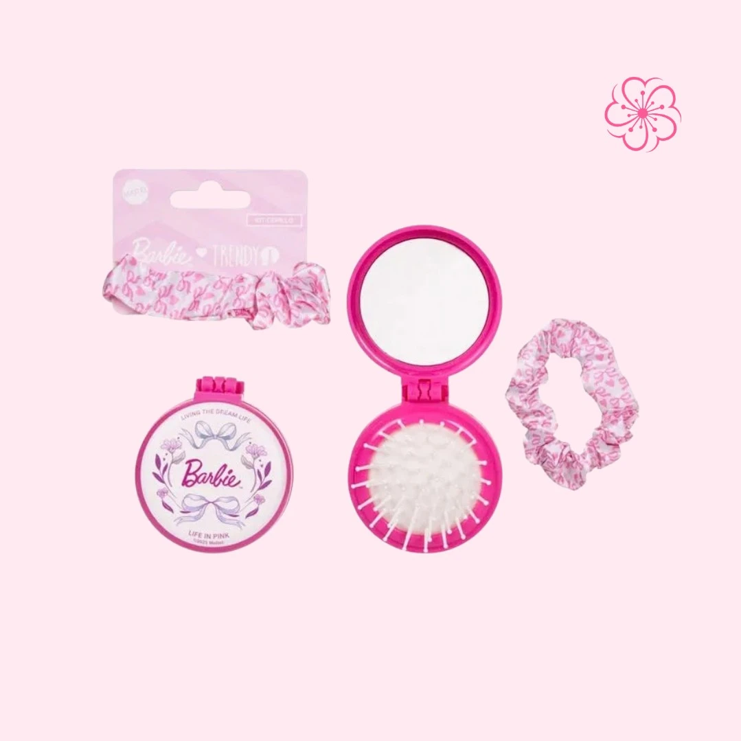 Kit Cepillo Barbie Trendy