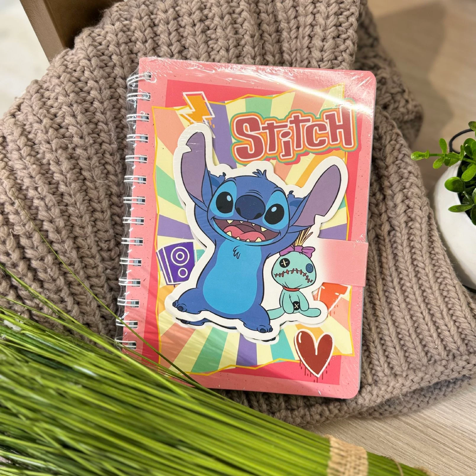 CUADERNO ARGOLLADO STITCH 2
