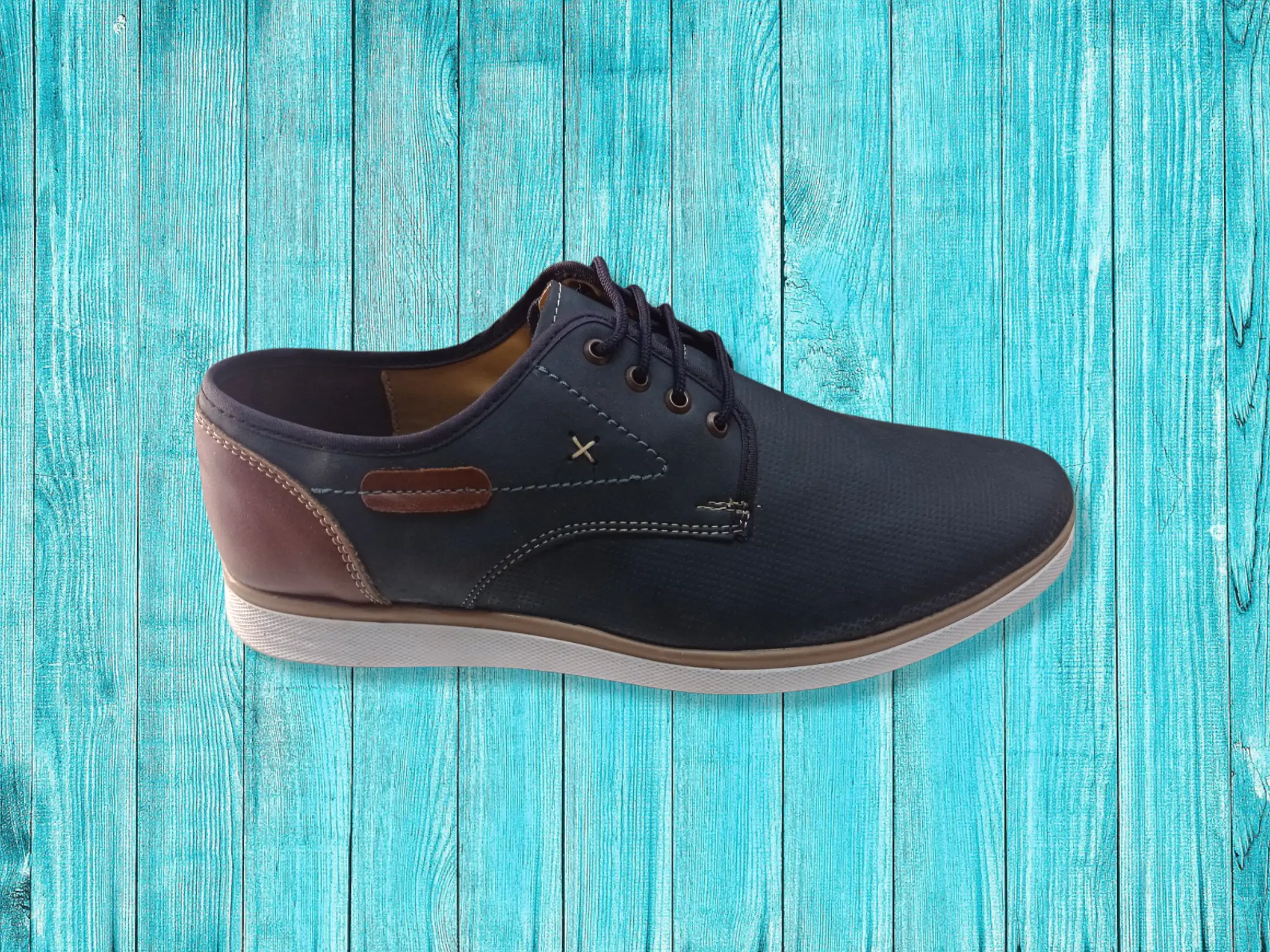 Zapatos para vestir, color azul marino  3
