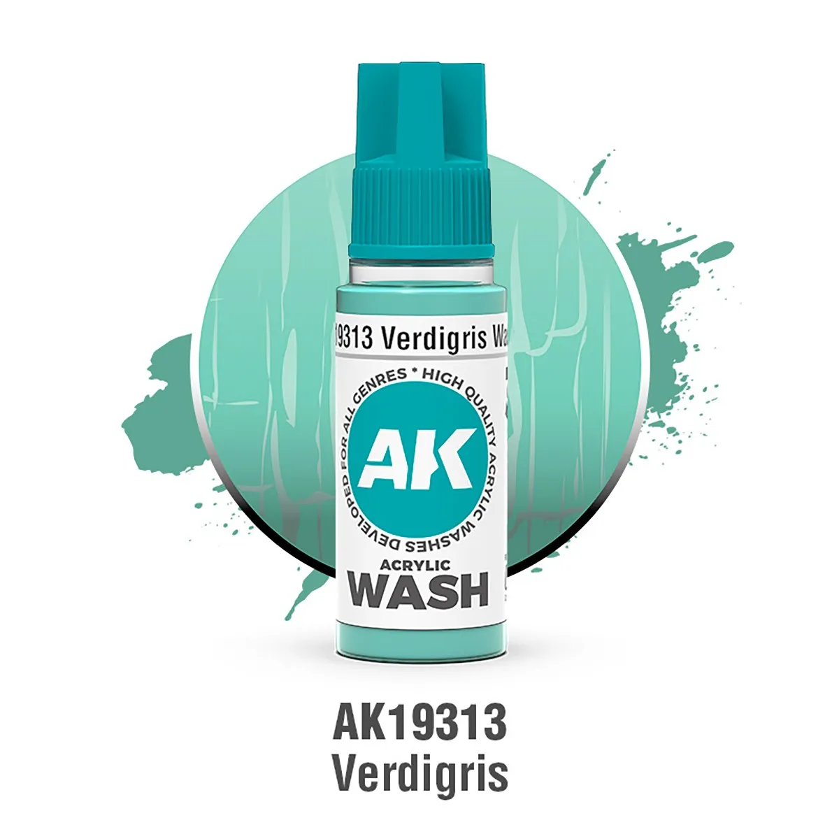 *DERRAMADO* VERDIGRIS – ACRYLIC WASH - AK19313 