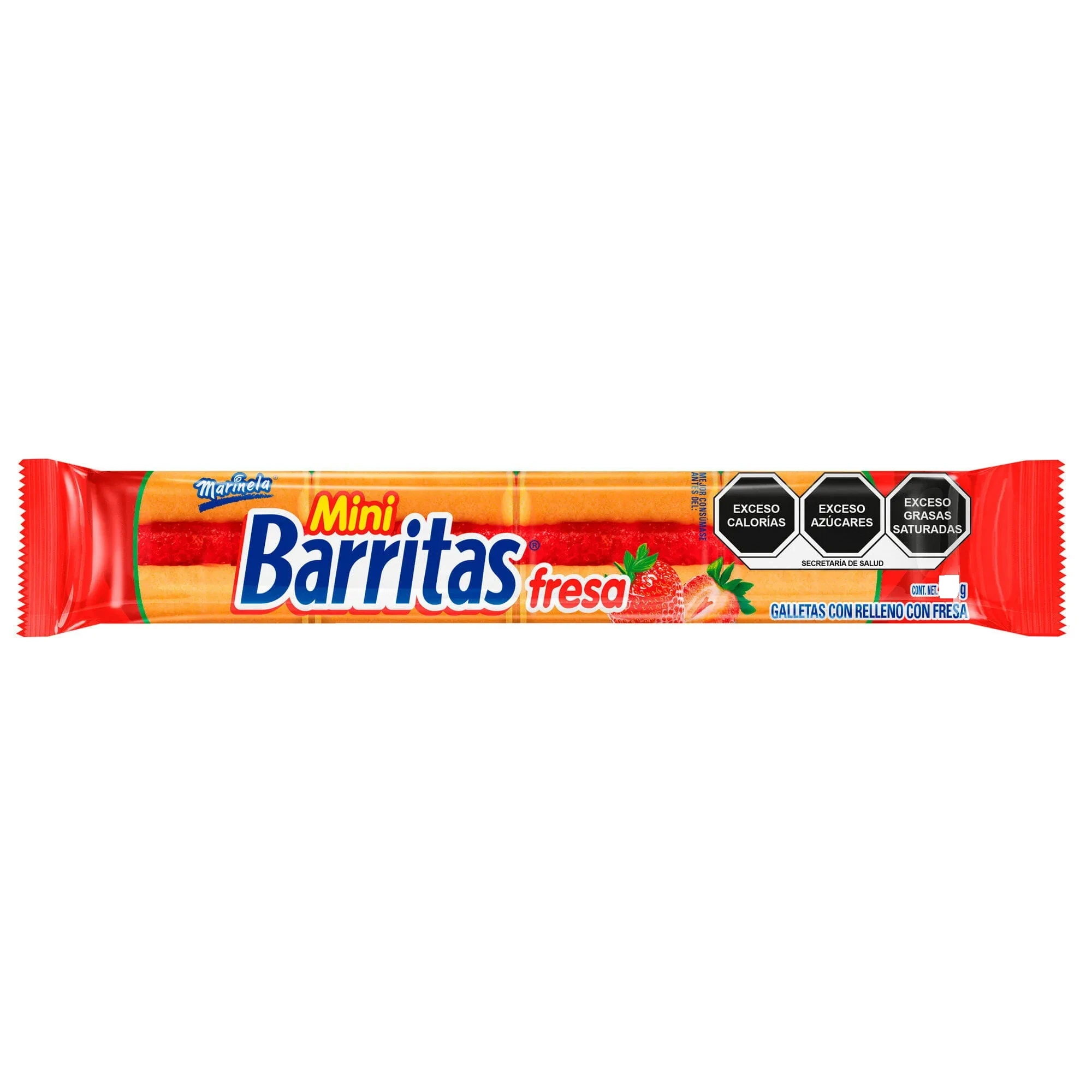 MINI BARRITAS MARINELA FRESA 98.6g