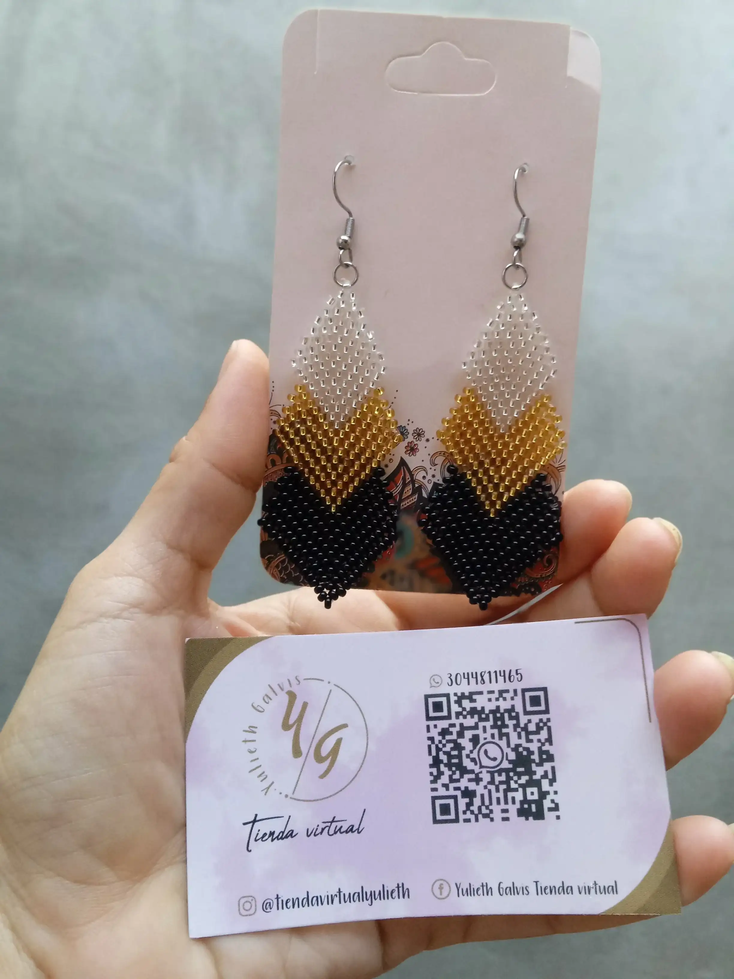 Aretes en 3 Rombos  8