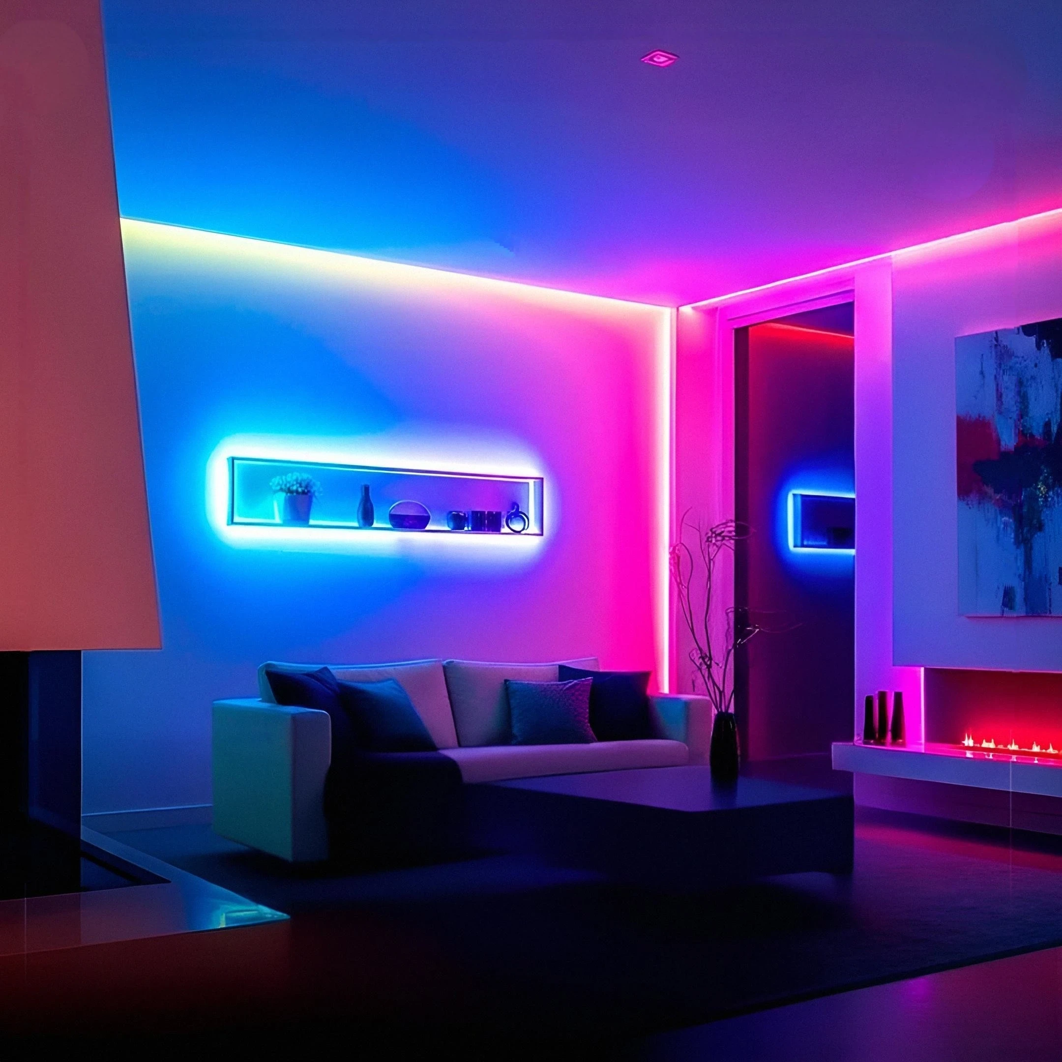 CINTA LED RGB KIT  5050 54L/M IP54 5M 3