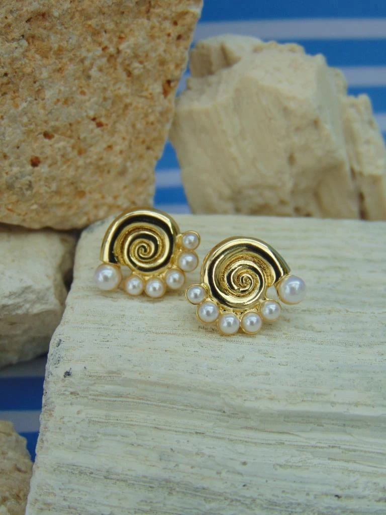 TOPO RODIO DOR CARACOL PERLAS