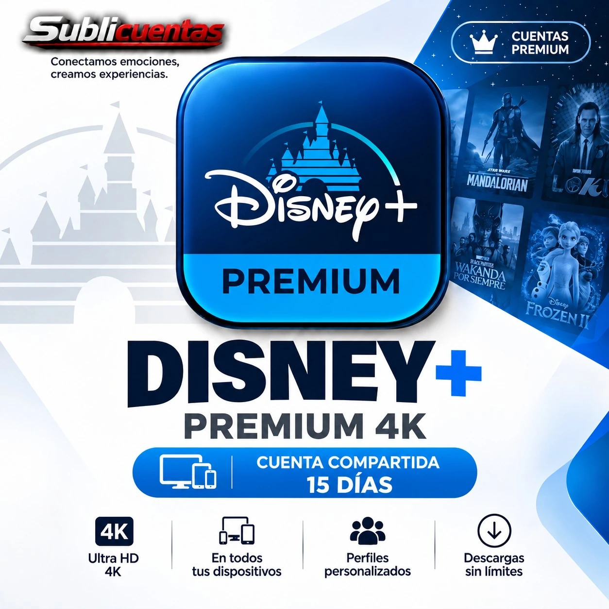 Disney Premium 15 dias