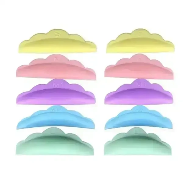 10 Almohadillas de Silicona para Lifting de Pestañas