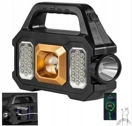 LAMPARA SOLAR DE CAMPING CON 16LEDS 1800 LÚMENES