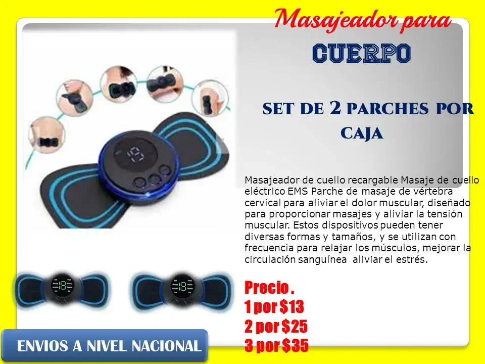 Parche masajador  4