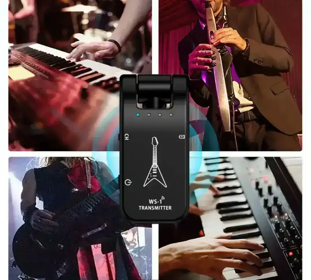 Transmisor Inalámbrico Guitarra Eléctrica Bajo  2