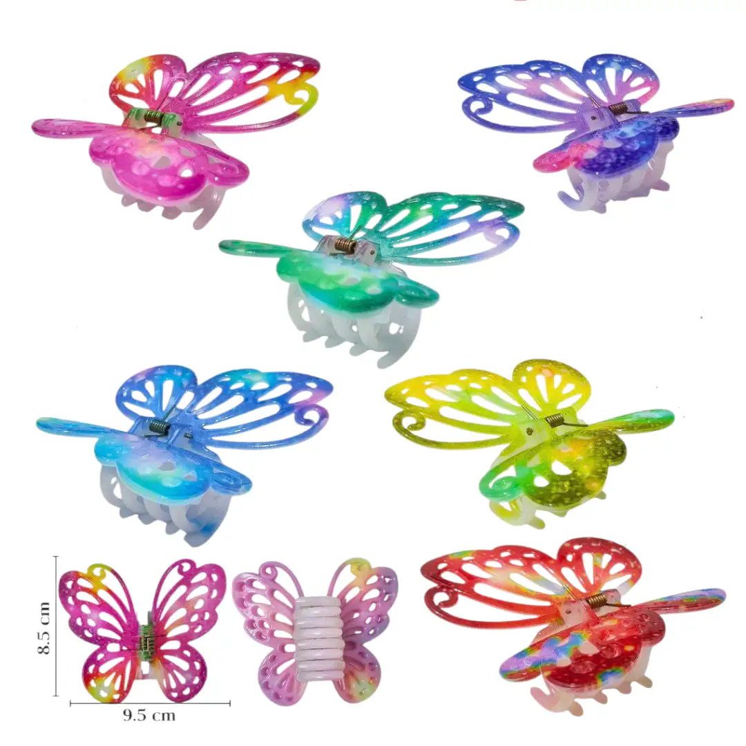 6 Pinchos Mariposas Grandes