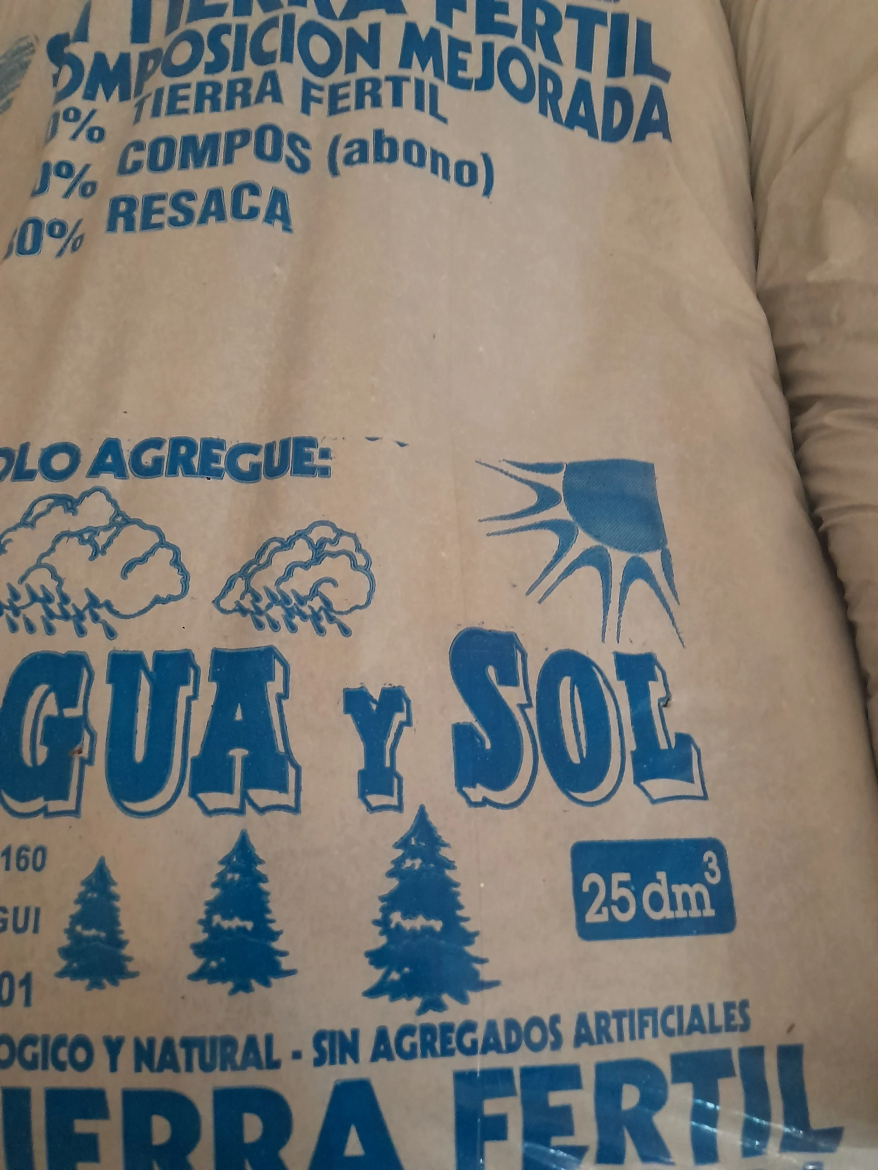 Tierra agua y sol 25dm