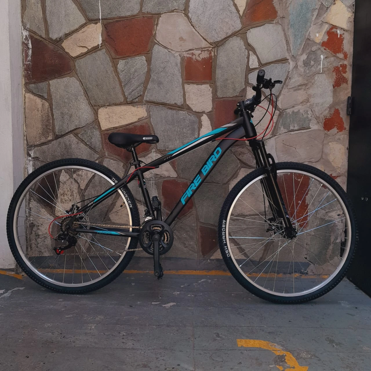 BICICLETA FIREBIRD TURBO NEGRO/TURQUESA TALLE 16