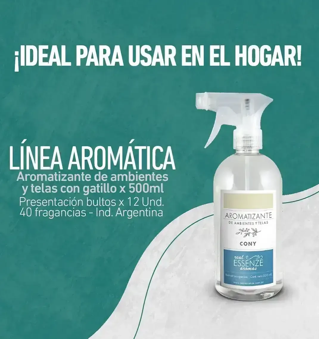 Aromatizante con gatillo x500ml