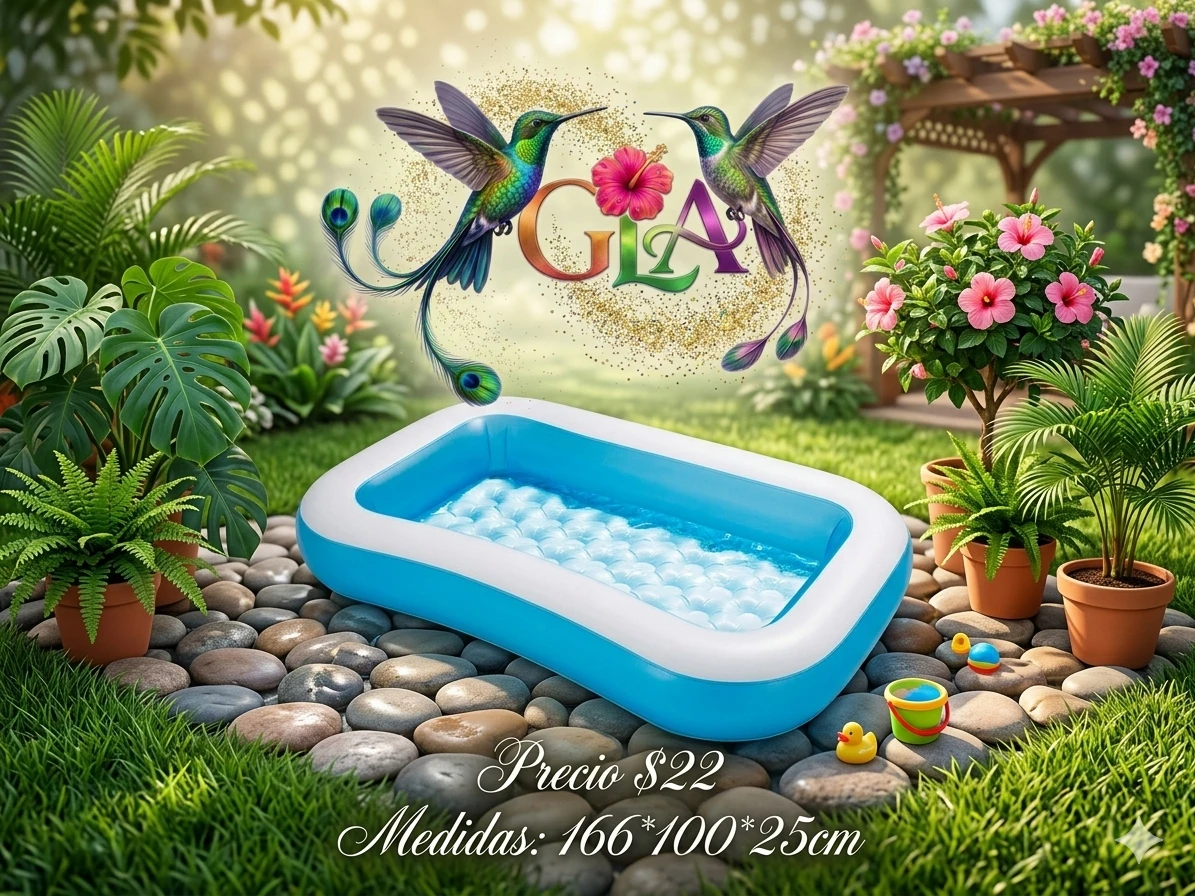Piscina inflable 166*100*25