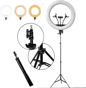 Combo Aro de Luz LED de 36 cm y Trípode de 2.1 m 3