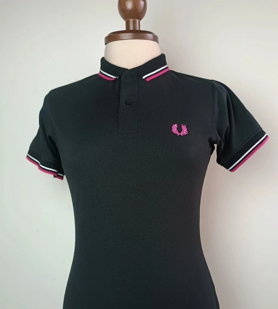Camisa polo negra talla M 