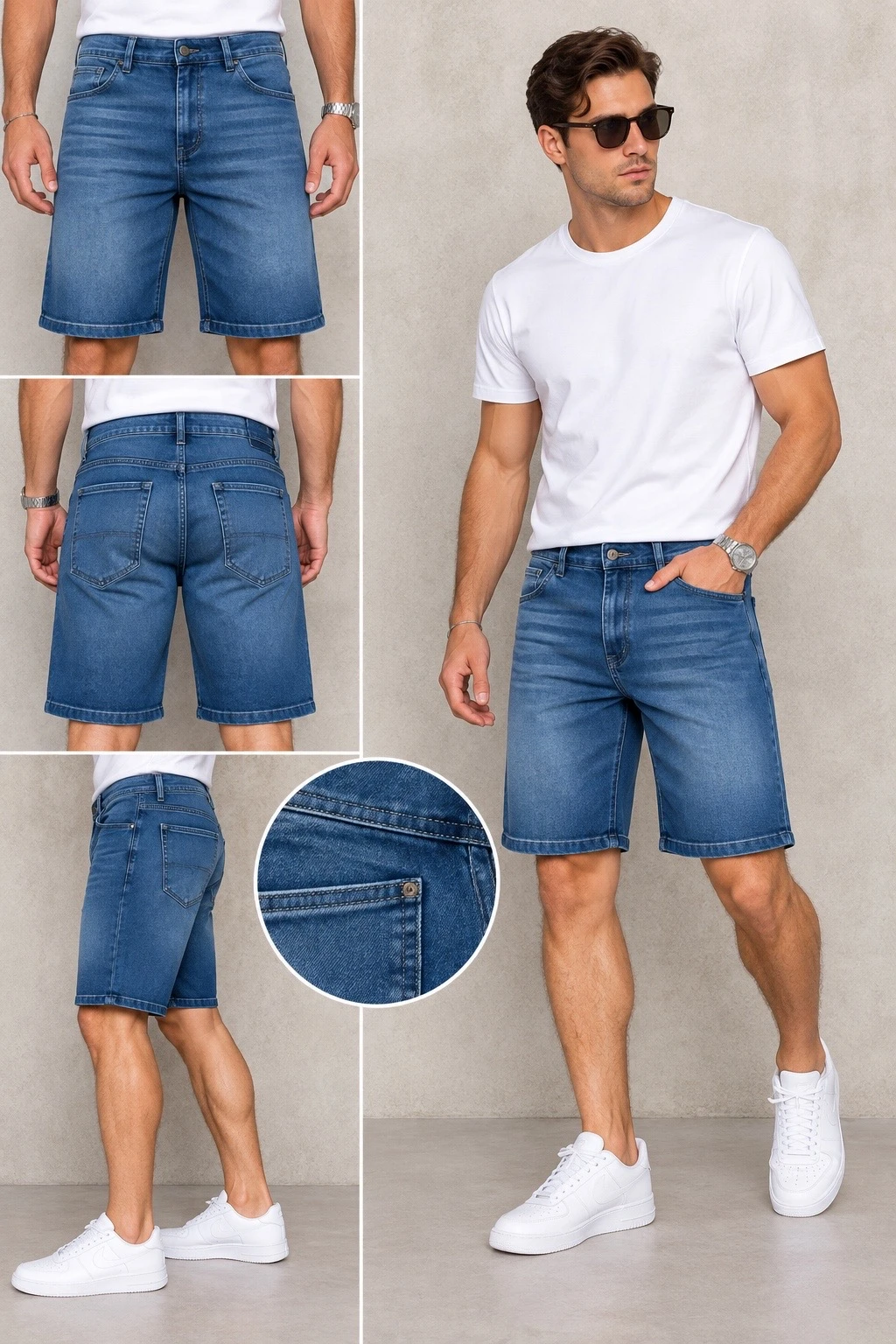 BERMUDAS JEANS CORTE SEMI