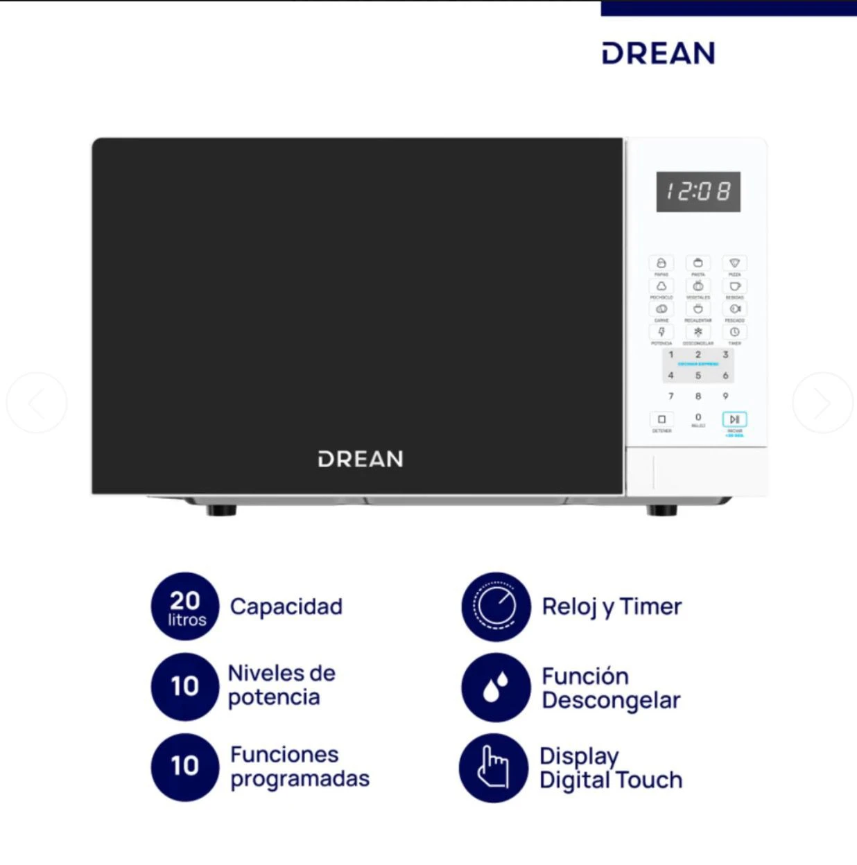 MICROONDAS DREAN 20LTS DIGITAL