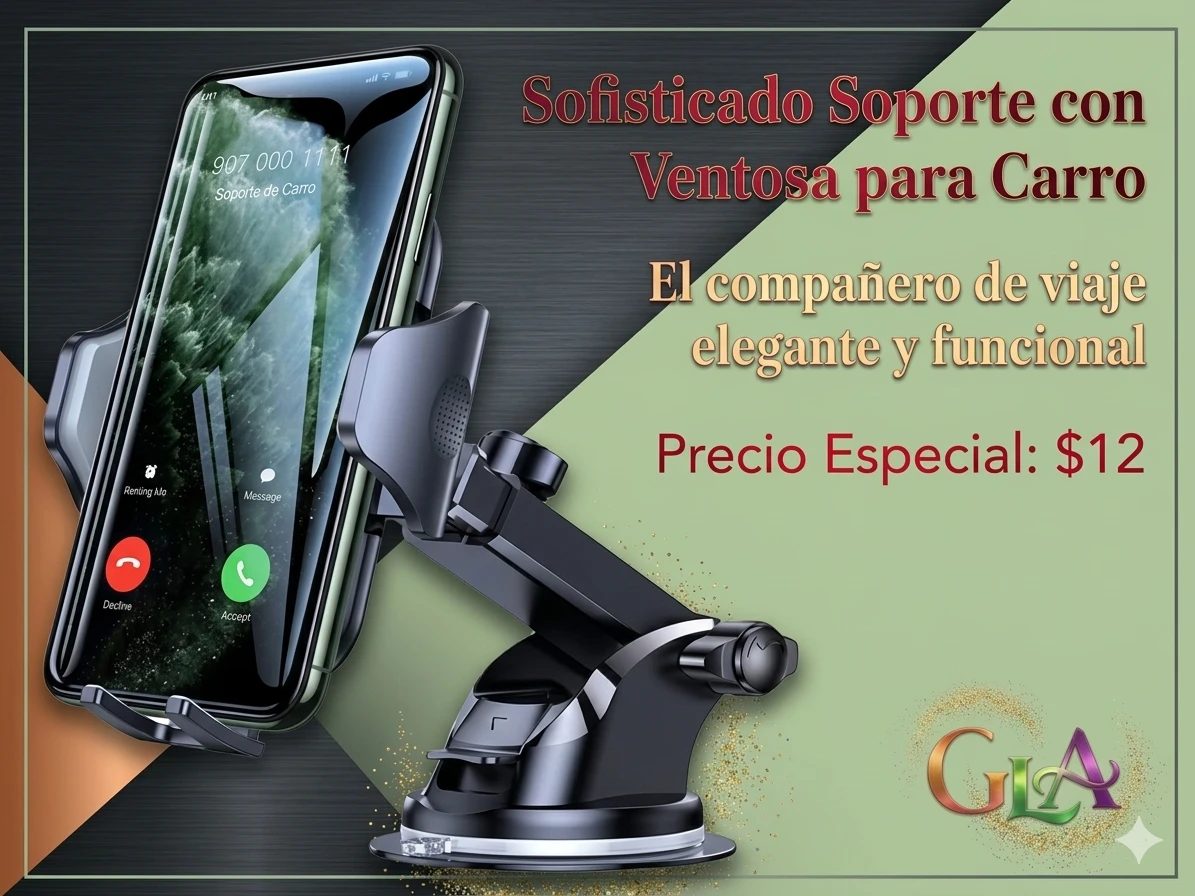 Portacelular con ventosa 