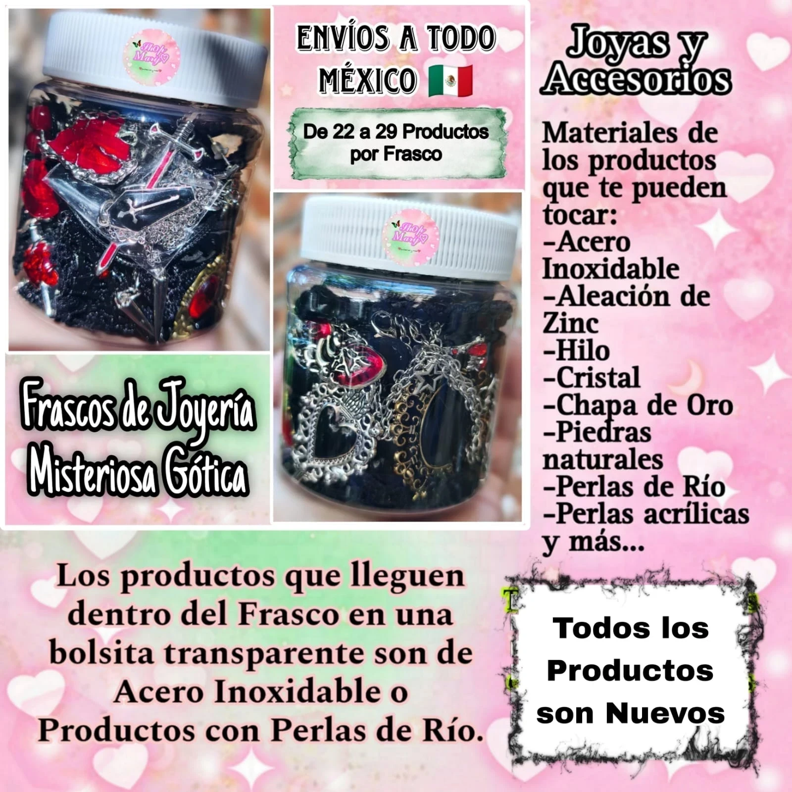 Frasco Joyería Misteriosa Gótica 2