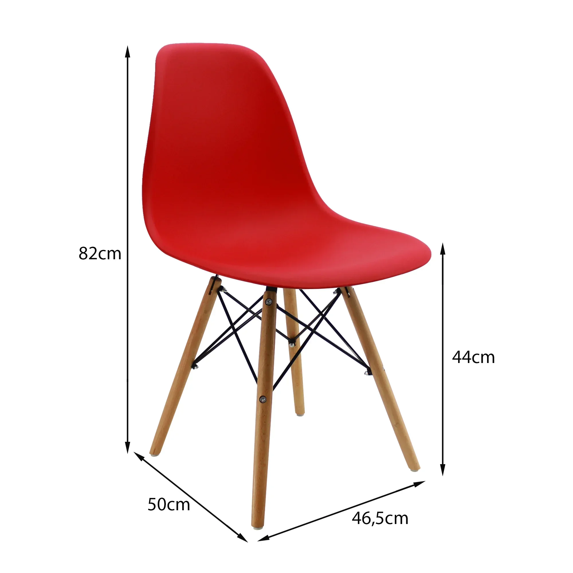 Sillas Eames Set x 4 unidades Colores 9