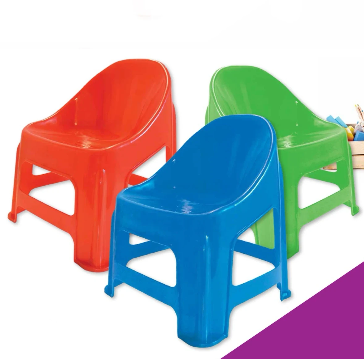 Sillon infantil sin apoya brazos 