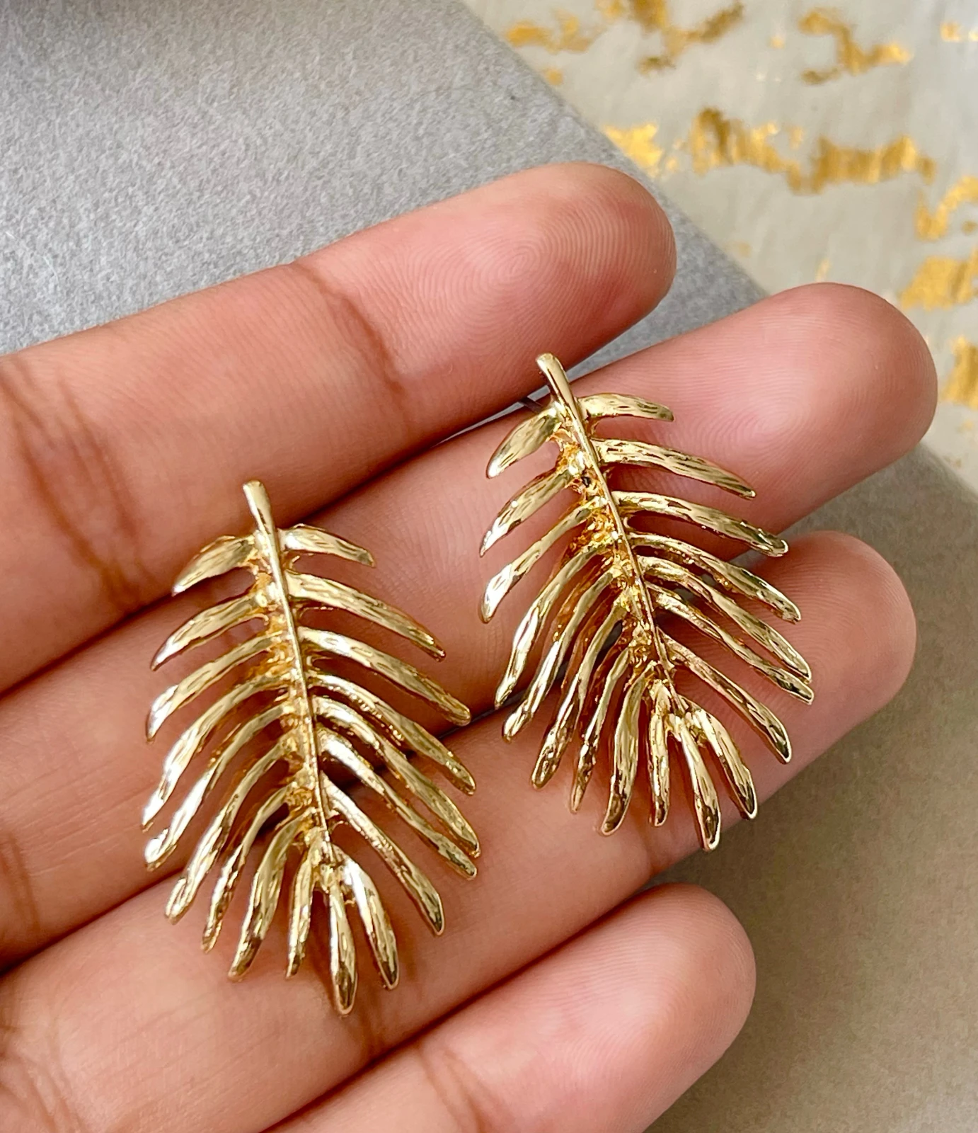Topos hojas gold