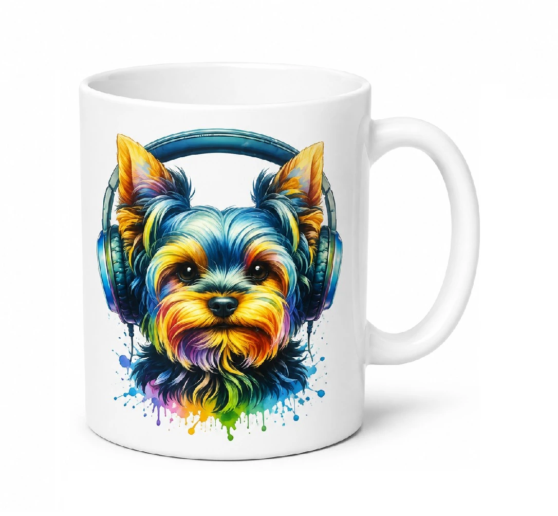 Taza de cerámica Pet Lover diseño Yorkie