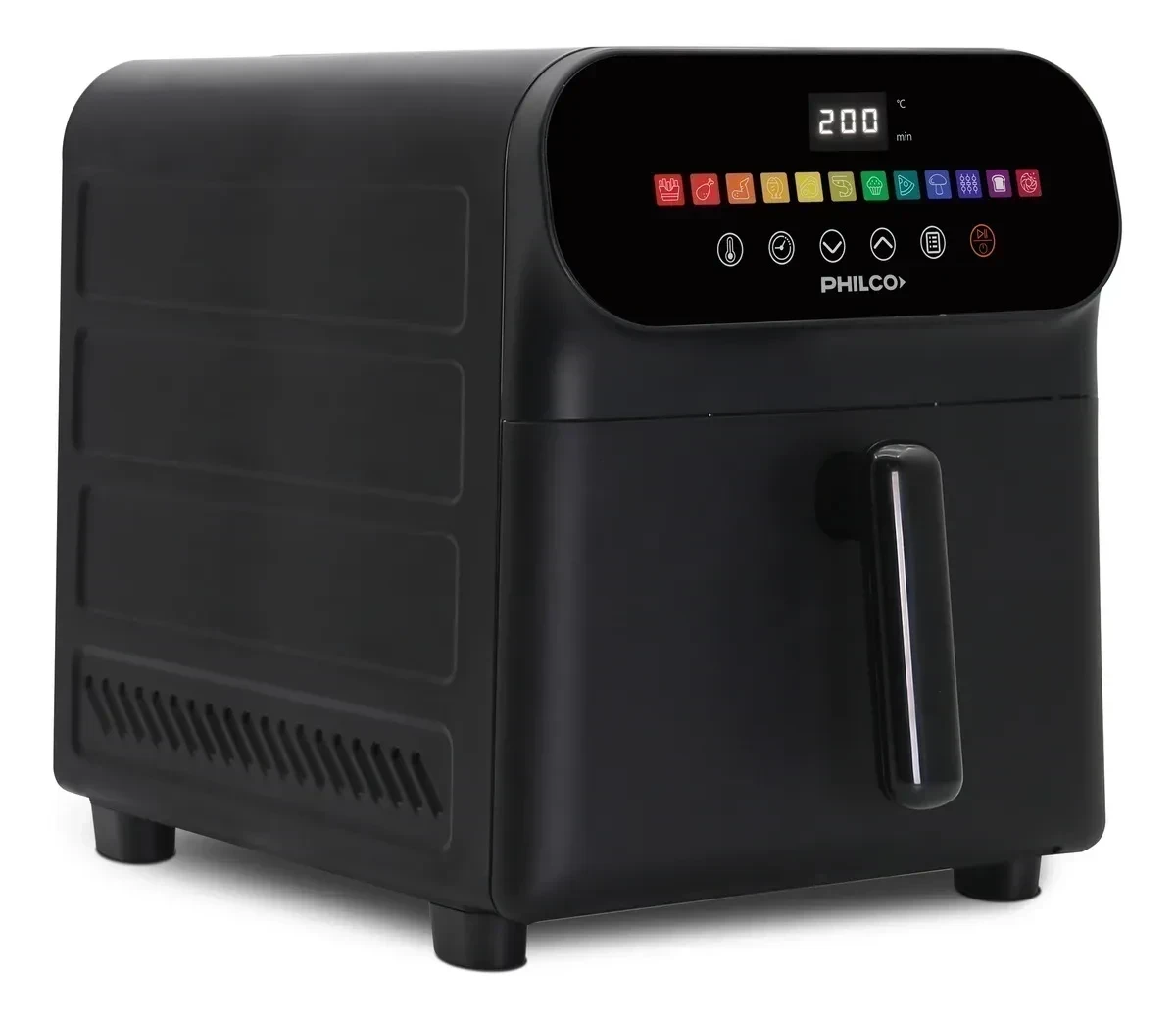 Freidora De Aire Philco Fr259ph 2000w 9 L 12 Programas De Cocción Negro 2