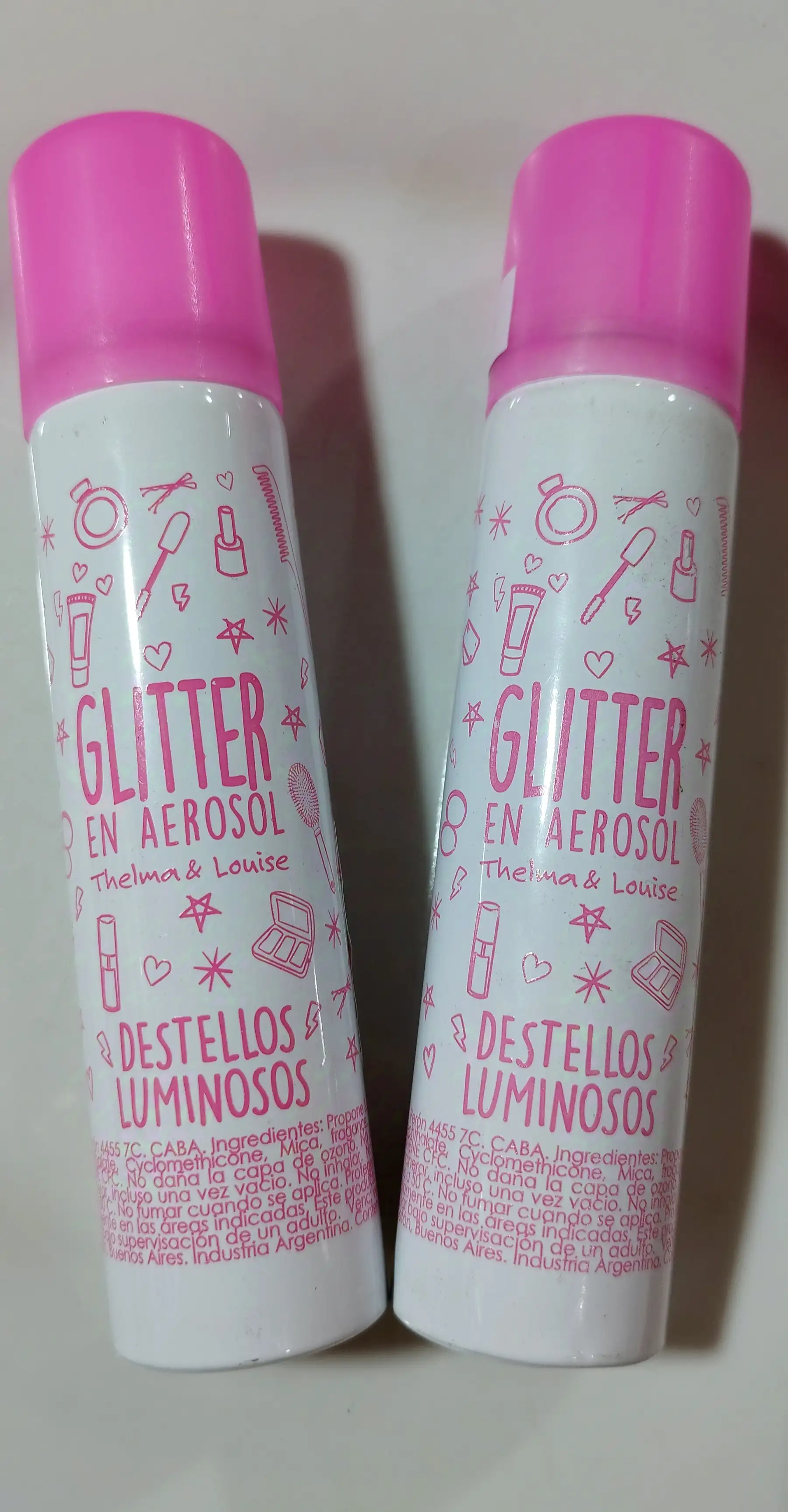 Glitter en aerosol 