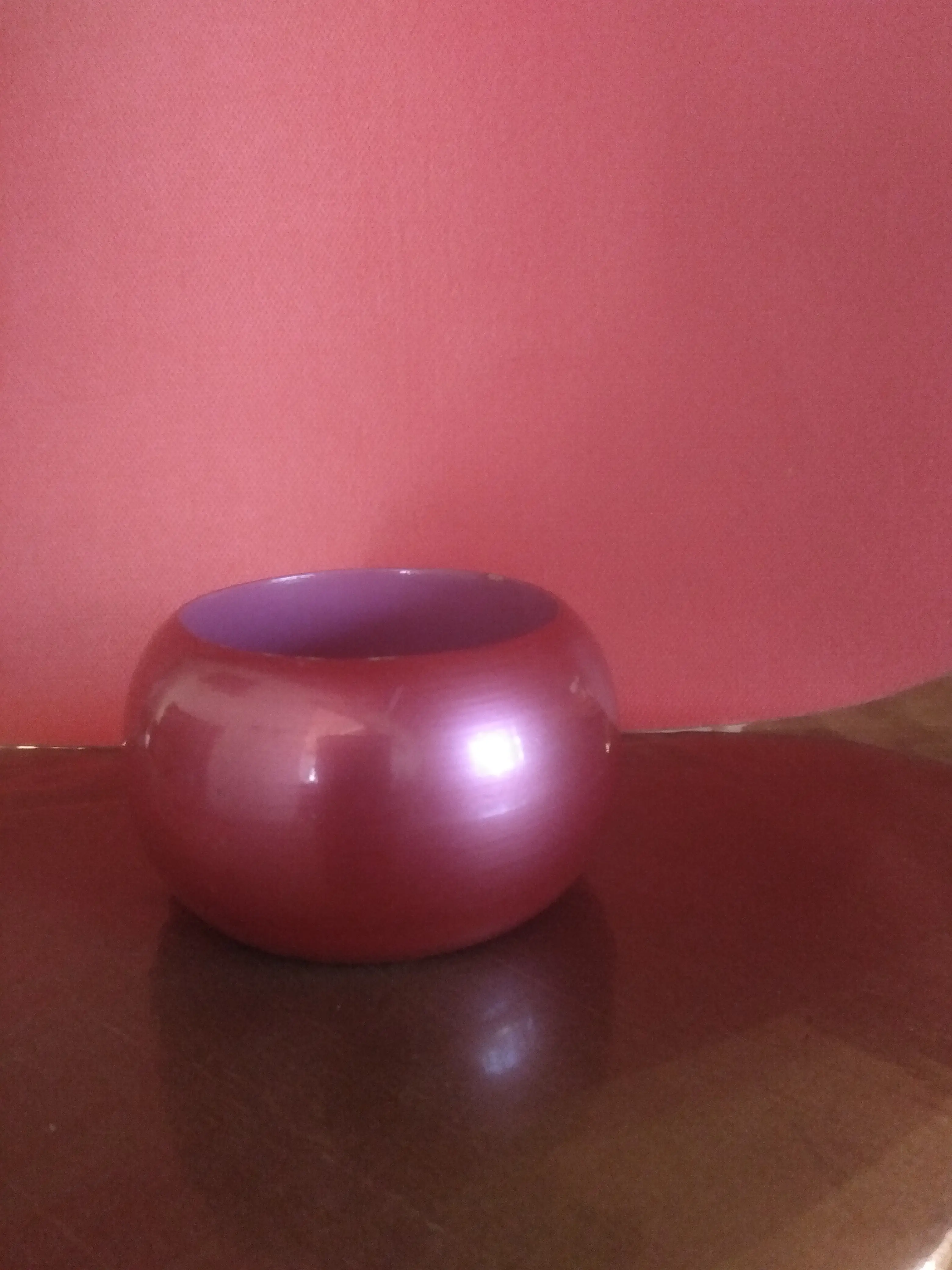 Pulsera madera fucsia 