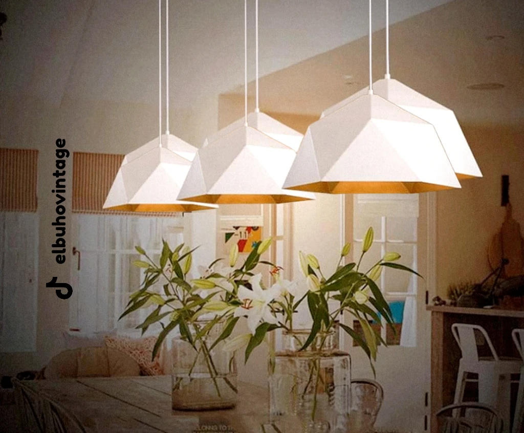 Lámpara Colgante Estilo Industrial  9