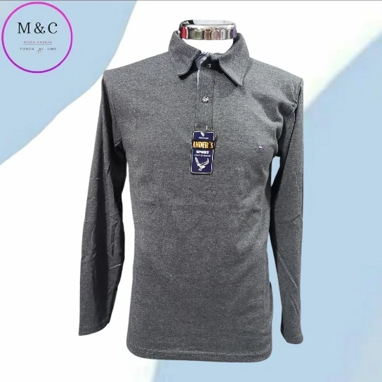 Playera T- G Polo manga larga