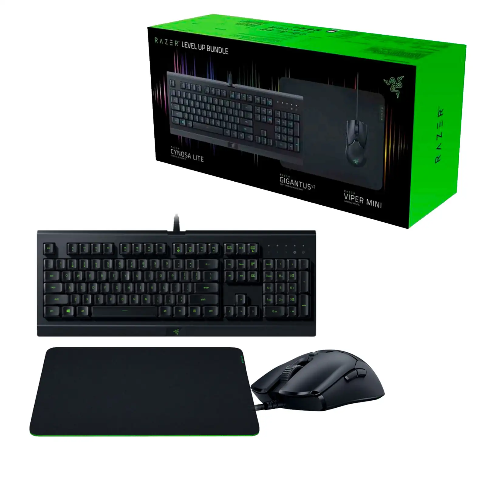 Combo Gamer Razer Bundle Cynosa Lite Viper mini GIGANTUS V2  2
