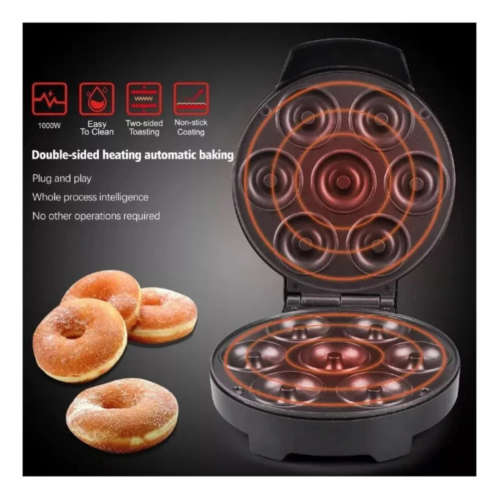 Maquina mini donas 7 rosquillas 1000w 3