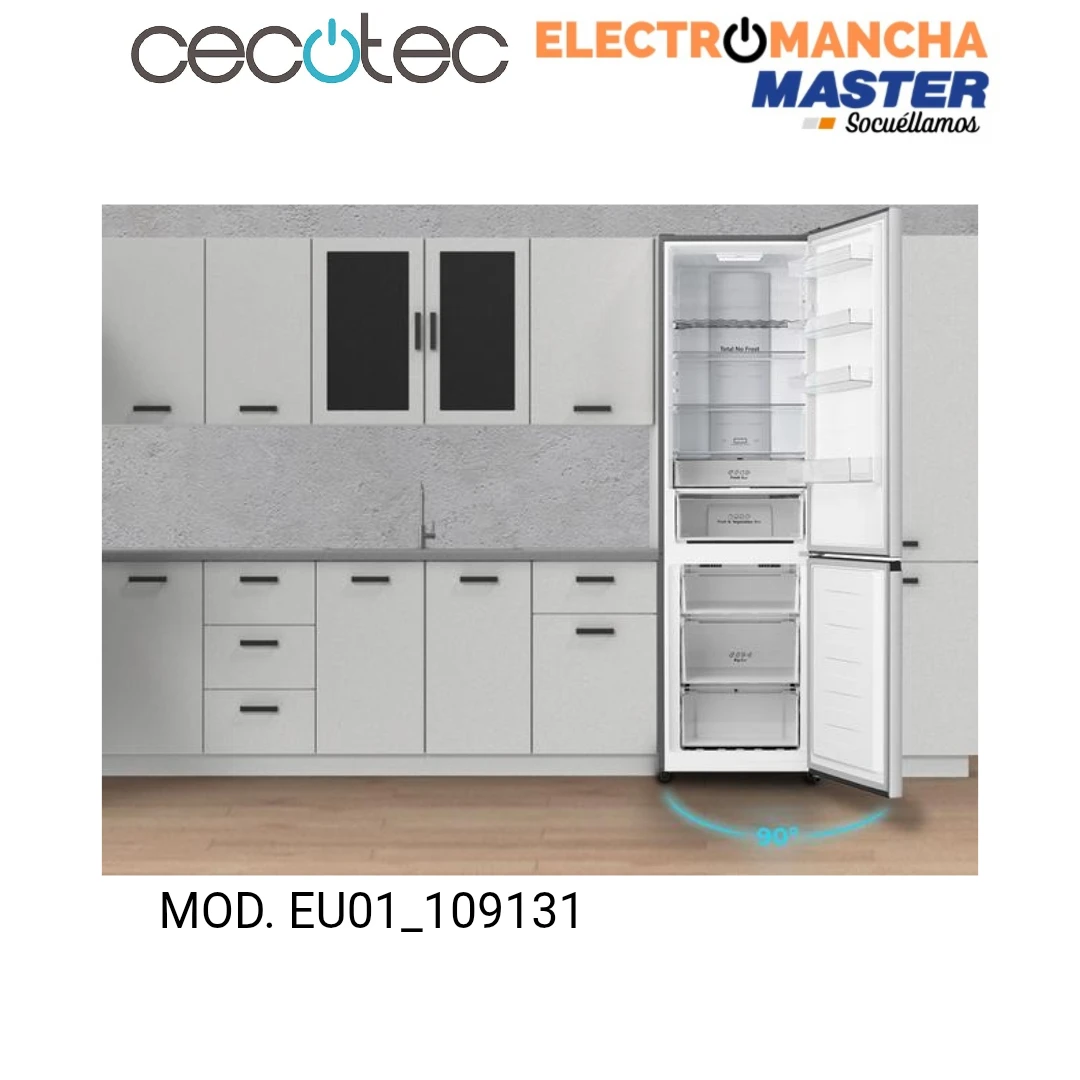 FRIGO COMBI CECOTEC A01_EU01_109131 INOX 2,01*60 NF CLASE A 6