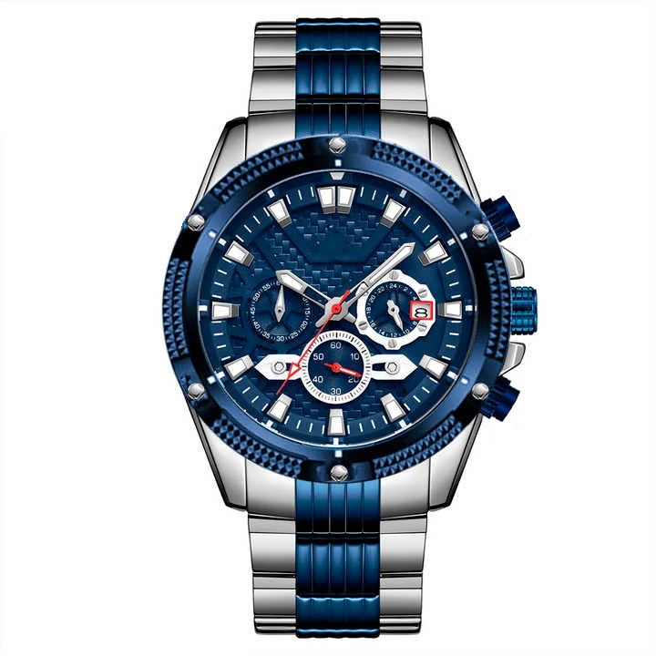 Reloj GeForce Gf8021 Cronógrafo Funciona 