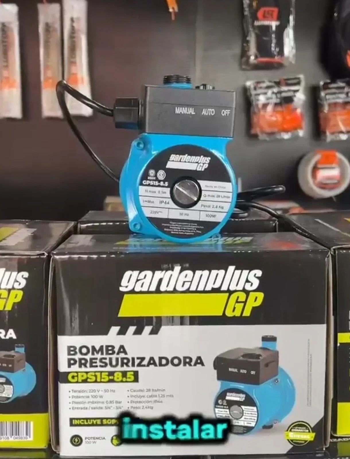 Bomba presurizadora Garden Plus 2