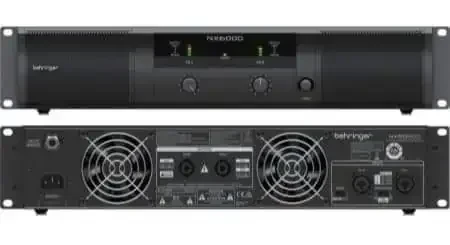  BEHRINGER NX6000 Etapa Potencia 6000             PEDIDOS: 69442828    CARACTERÍSTICAS:   Amplificador de potencia claseD con una potencia de 2 x 3000W    Behringer NX6000 es un amplificador que cuenta con dos canales y ofrece una potencia máxima de 6000 vatios.    La parte trasera del amplificador Behringer NX-6000 ofrece dos conectores XLR y 1/4" de combo TRS conectores, junto con  dos conectores de altavoz de calidad profesional.    Además los controles de ganancia van marcados e iluminados y aseguran un ajuste de nivel exacto mientras que los LEDs  de señal y el límite de 4 segmentos proporcionan un monitoreo de un vistazo.    Etapa de potencia Behringer NX6000 cuenta con protección de sobrecarga amplia, limitadores de "cero-ataque" y un chasis  de montaje en rack, el amplificador Behringer NX6000 es perfecto para instalaciones en lugares y ambientes comerciales.