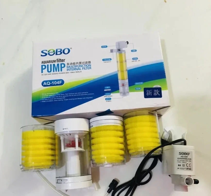 Filtro Interno Sobo Aq-104f 30w 1800l/h 3