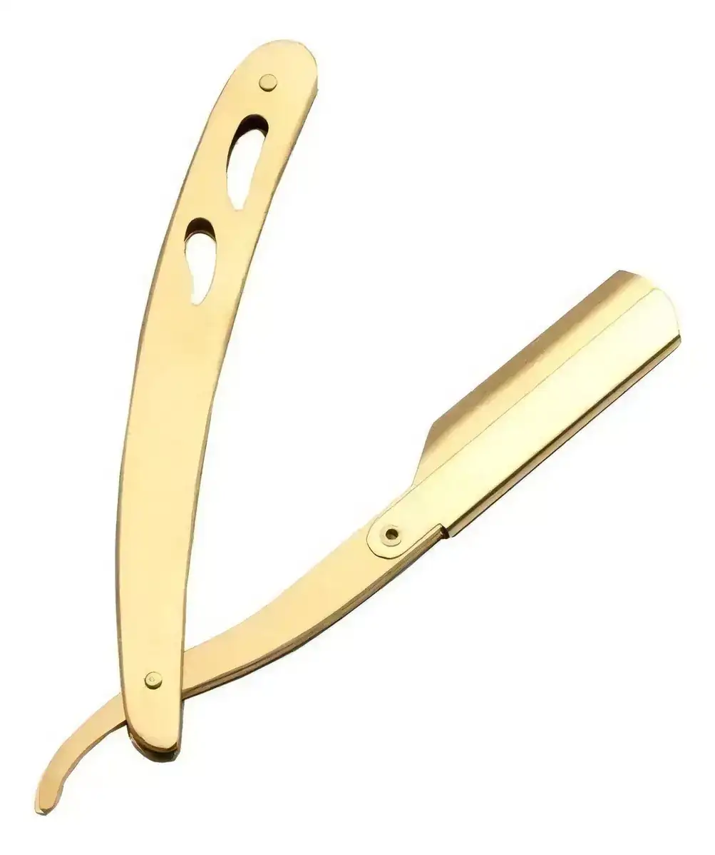 Navaja metal dorada