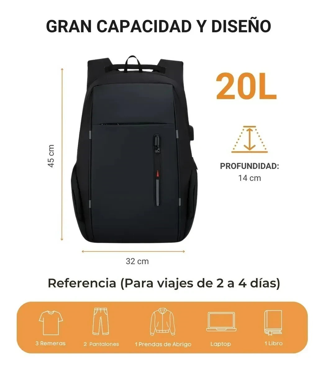 MOCHILA ANTIROBO PORTA NOTEBOOK 2100 2
