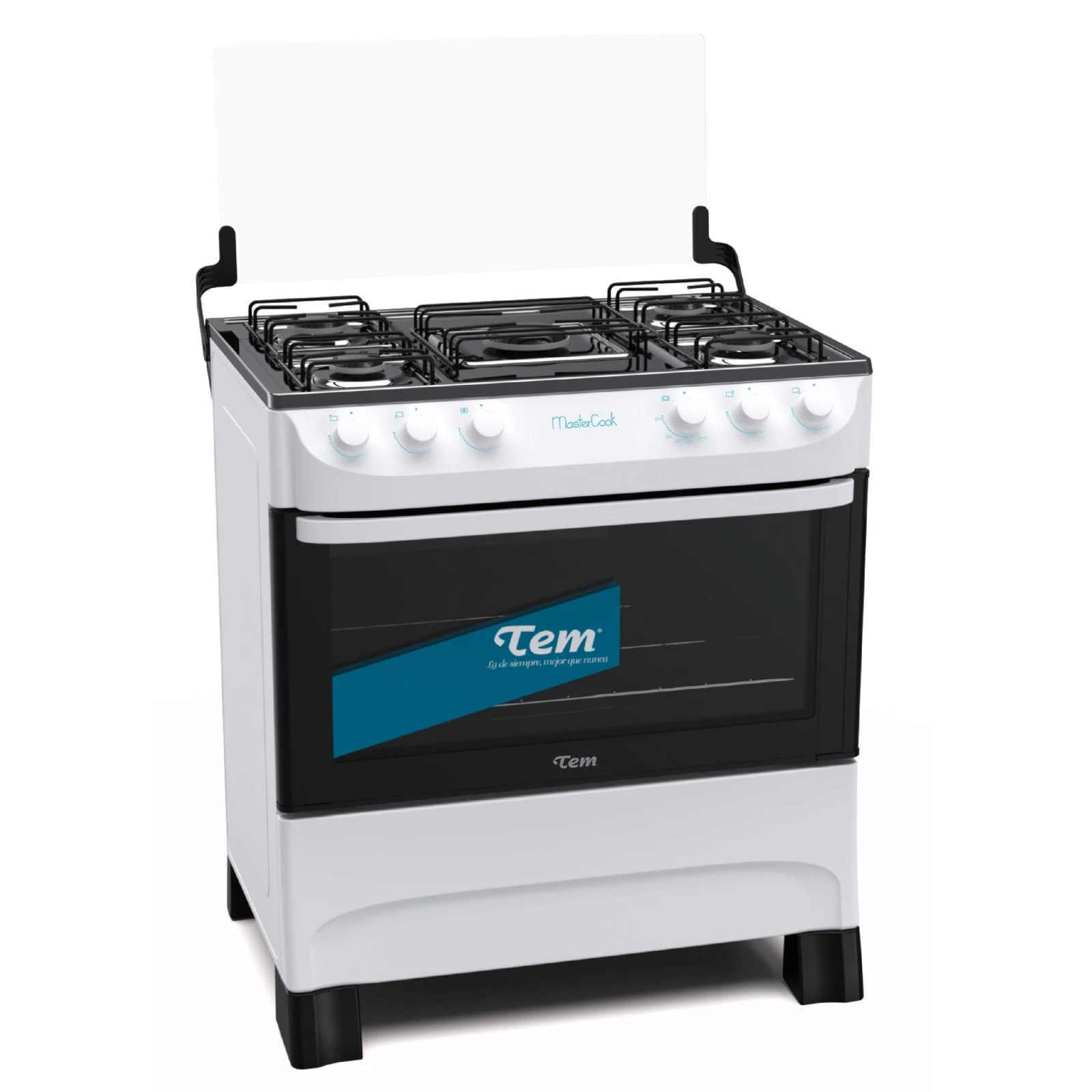 Cocina a Gas 5 Hornallas 75x55 TEM