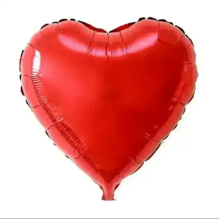 Globo metalizado corazón 10" 